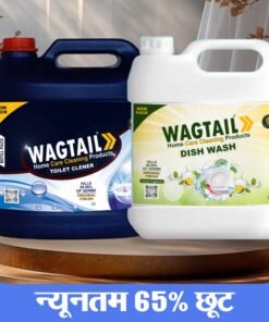 Wagtail Combo Pack (Toilet Cleaner Liquid 5ltr.+Dishwash Liquid 5ltr. ) 10ltr.