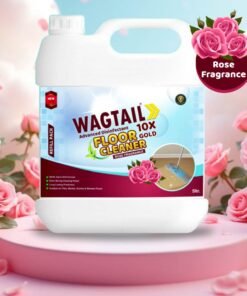Wagtail Disinfectant Surface & Floor Cleaner Liquid, ROSE - 5 Litre | Suitable for All Floor Cleaner Mops | Kills 99.9% Germs.